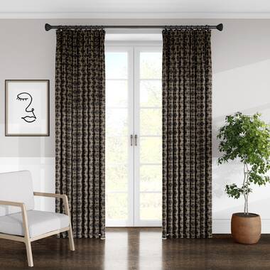 Colcha Linens Piper 100% Cotton Room Darkening Curtain Panel | Wayfair